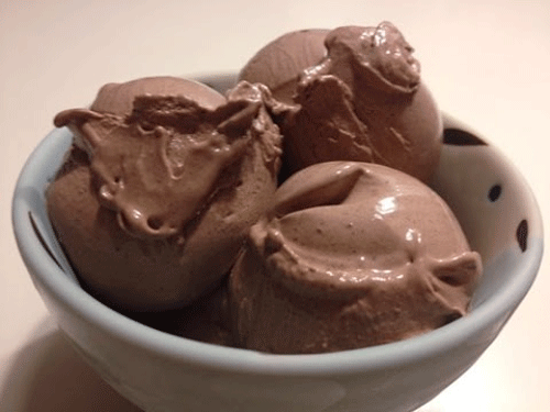 Como fazer sorvete de chocolate